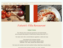 Tablet Screenshot of falsettisvilla.com
